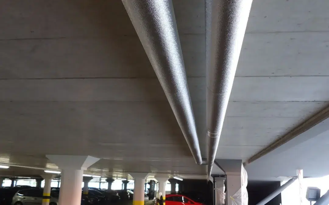 Neubau, Parkhaus Pilatus Flugzeugwerke, Stans